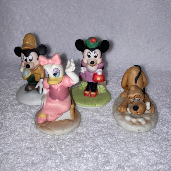 Vintage 1987 the Disney collection Mickey Minnie Mouse daisy Pluto